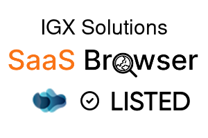 IGX Solutions - SaaS Browser Verified Badge