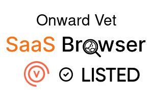 Onward Vet - SaaS Browser Verified Badge