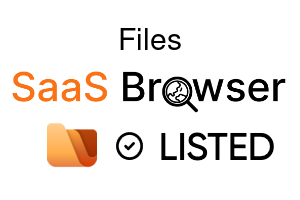 Files - SaaS Browser Verified Badge