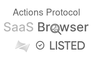 Actions Protocol - SaaS Browser Verified Badge
