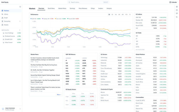 Brief Equity Screenshot 1