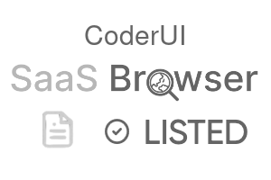 CoderUI - SaaS Browser Verified Badge