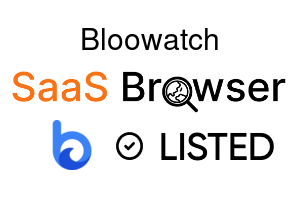 Bloowatch - SaaS Browser Verified Badge