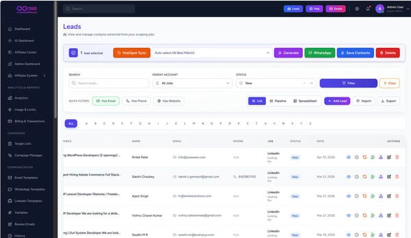 LeadGenX360 email automation  Screenshot 7