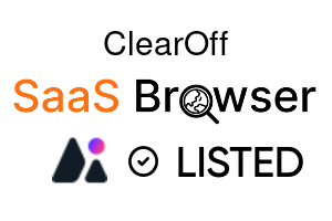 ClearOff - SaaS Browser Verified Badge