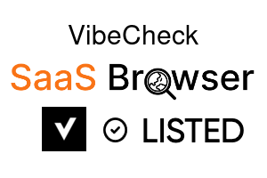 VibeCheck - SaaS Browser Verified Badge