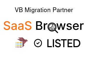 VB Migration Partner - SaaS Browser Verified Badge
