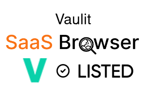 Vaulit - SaaS Browser Verified Badge