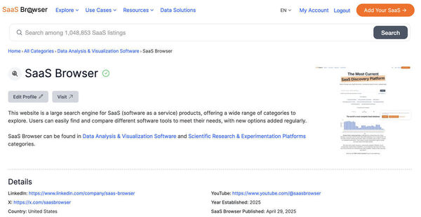 SaaS Browser  Screenshot 4