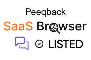 Peeqback - SaaS Browser Verified Badge