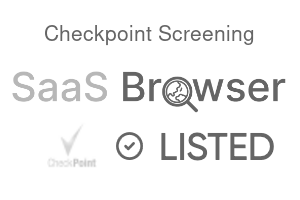 Checkpoint Screening - SaaS Browser Verified Badge