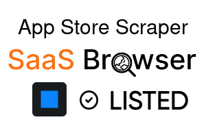 App Store Scraper - SaaS Browser Verified Badge