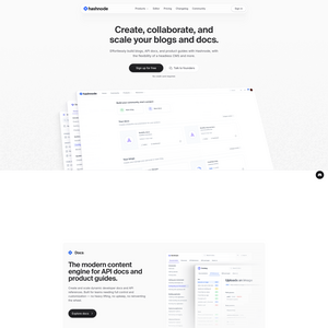 Hashnode Screenshot