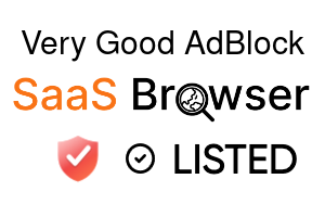 Very Good AdBlock - SaaS Browser Verified Badge