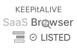 KEEPitALIVE - SaaS Browser Verified Badge