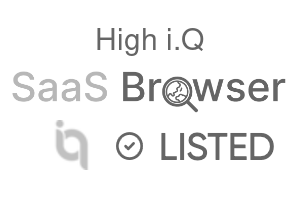 High i.Q - SaaS Browser Verified Badge