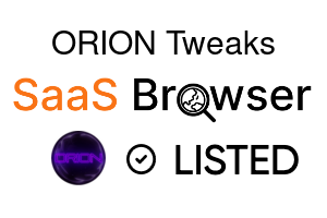 ORION Tweaks - SaaS Browser Verified Badge
