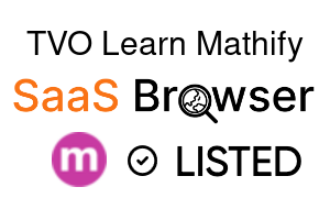 TVO Learn Mathify - SaaS Browser Verified Badge