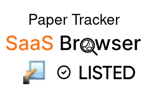 Paper Tracker - SaaS Browser Verified Badge