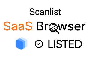 Scanlist - SaaS Browser Verified Badge