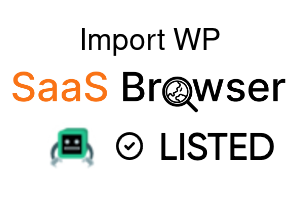 Import WP - SaaS Browser Verified Badge