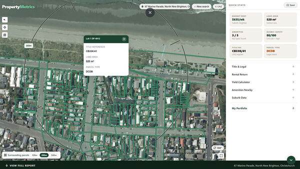 Property Metrics Screenshot 2