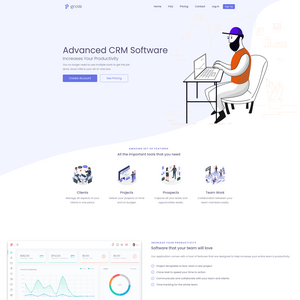 Grow CRM Screenshot