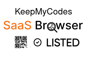 KeepMyCodes - SaaS Browser Verified Badge