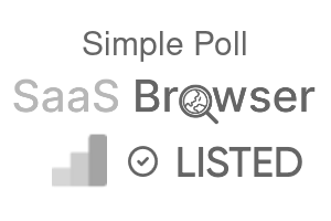 Simple Poll - SaaS Browser Verified Badge