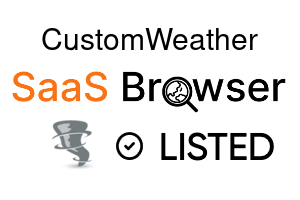 CustomWeather - SaaS Browser Verified Badge