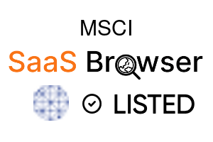 MSCI - SaaS Browser Verified Badge