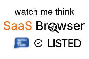 watch me think - SaaS Browser Verified Badge