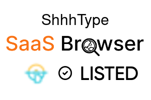 ShhhType - SaaS Browser Verified Badge