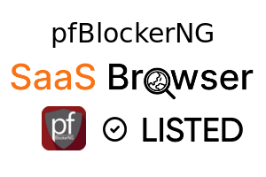 pfBlockerNG - SaaS Browser Verified Badge