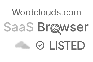 Wordclouds.com - SaaS Browser Verified Badge