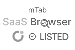 mTab - SaaS Browser Verified Badge