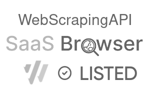 WebScrapingAPI - SaaS Browser Verified Badge