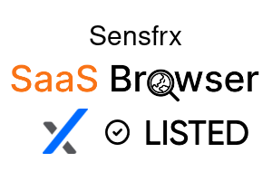 Sensfrx - SaaS Browser Verified Badge