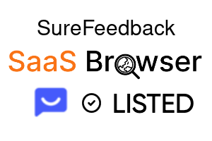 SureFeedback - SaaS Browser Verified Badge