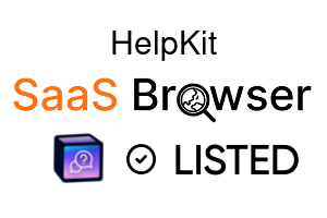 HelpKit - SaaS Browser Verified Badge