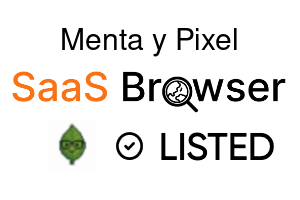Menta y Pixel - SaaS Browser Verified Badge