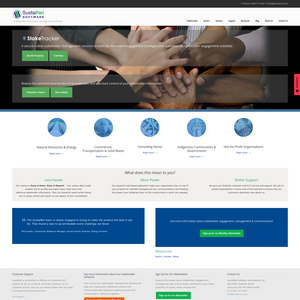 SustaiNet Screenshot
