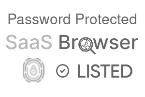 Password Protected - SaaS Browser Verified Badge