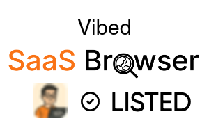 Vibed - SaaS Browser Verified Badge
