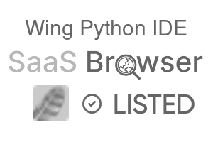 Wing Python IDE - SaaS Browser Verified Badge