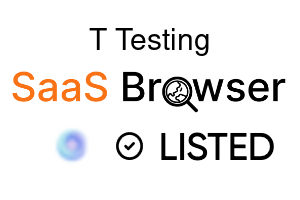 t testing / 1 - SaaS Browser Verified Badge