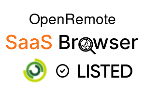 OpenRemote - SaaS Browser Verified Badge