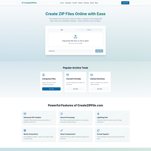 CreateZIPFile Screenshot