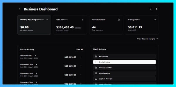 InvoiceDeck Screenshot 1