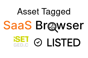 Asset Tagged - SaaS Browser Verified Badge
